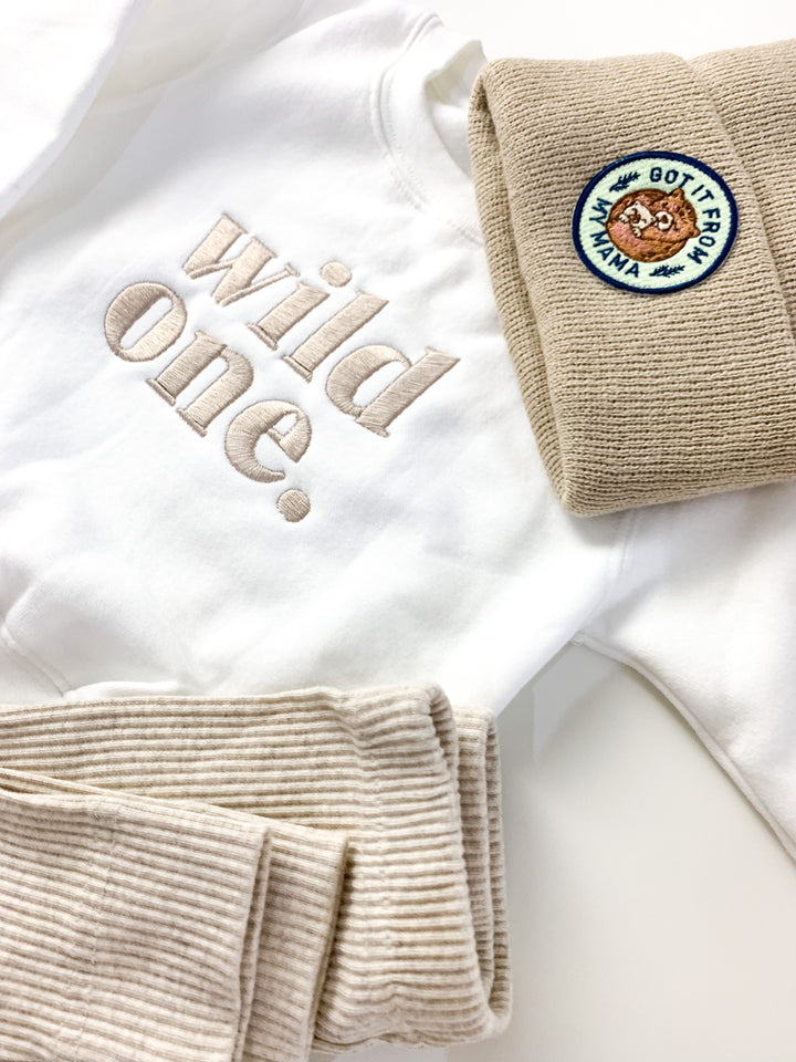 Wild One Birthday Sweatshirt - Embroidery