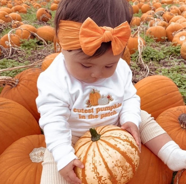 Cutest Pumpkin Sweatshirt - Embroidered