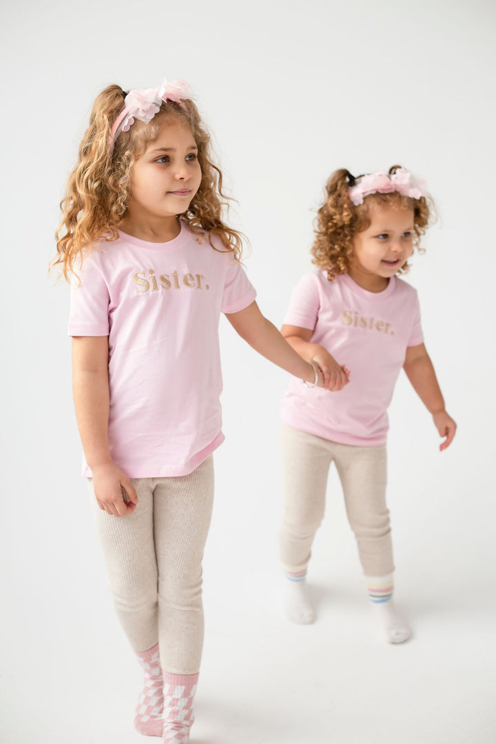 Sibling Signature Tshirt - embroidered