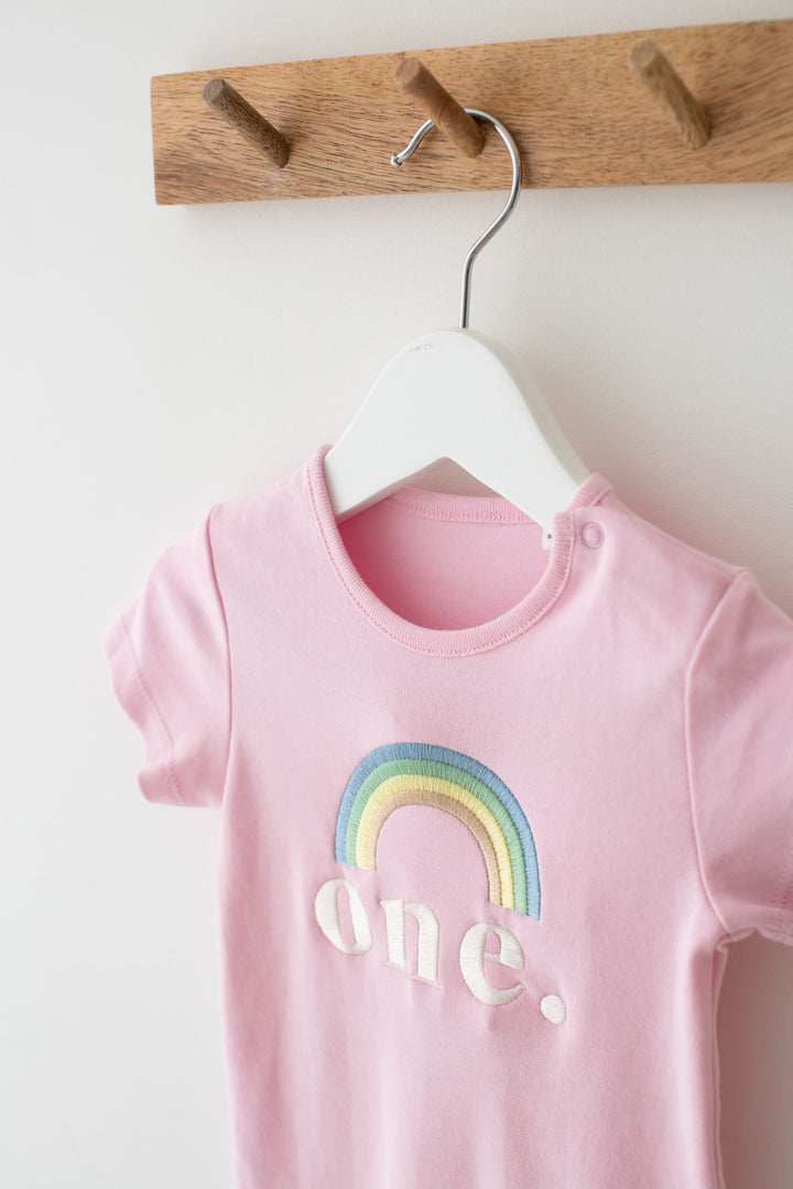 Birthday Rainbow Signature Baby Bodysuit