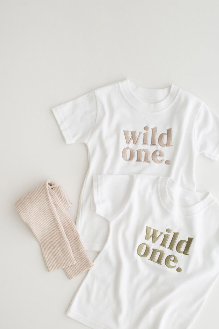 wild one classic Tshirt - Embroidered