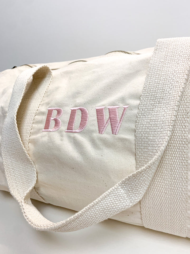 Initial Duffle Bag - Embroidery