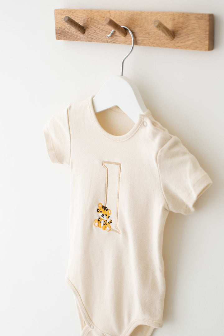 Birthday Tiger Signature Baby Bodysuit