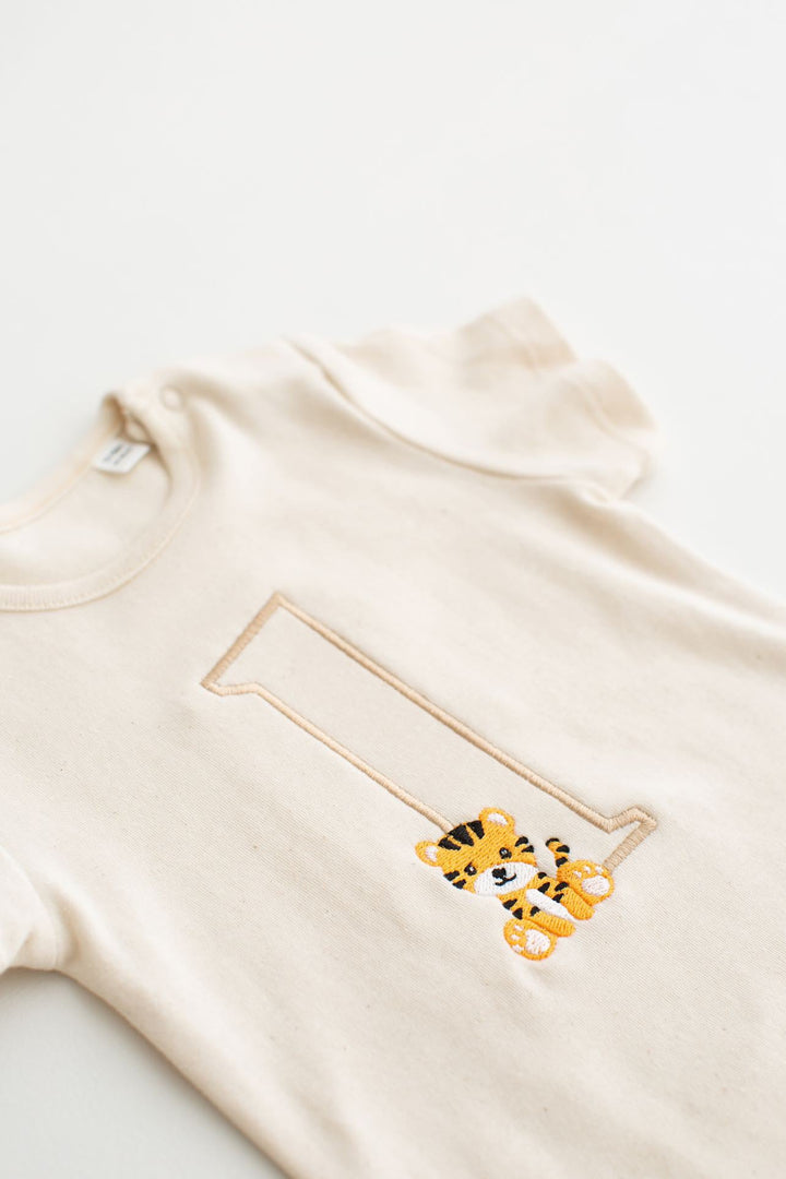 Birthday Tiger Signature Baby Bodysuit
