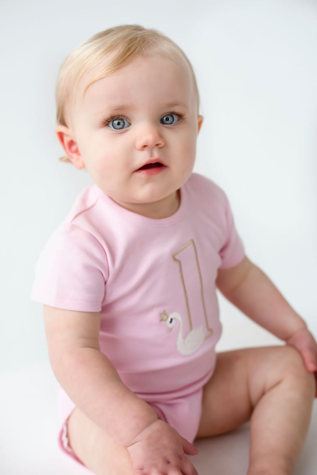 Birthday Swan Signature Baby Bodysuit