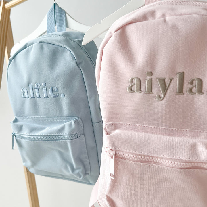Mini Name backpack - embroidered