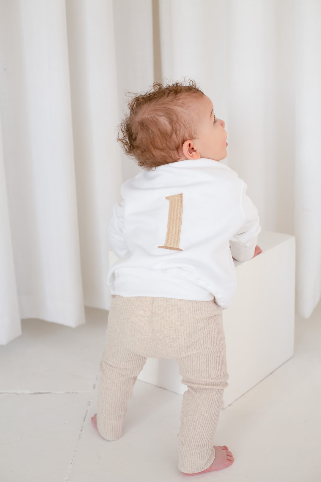 Birthday Sweatshirt - two sided embroidery