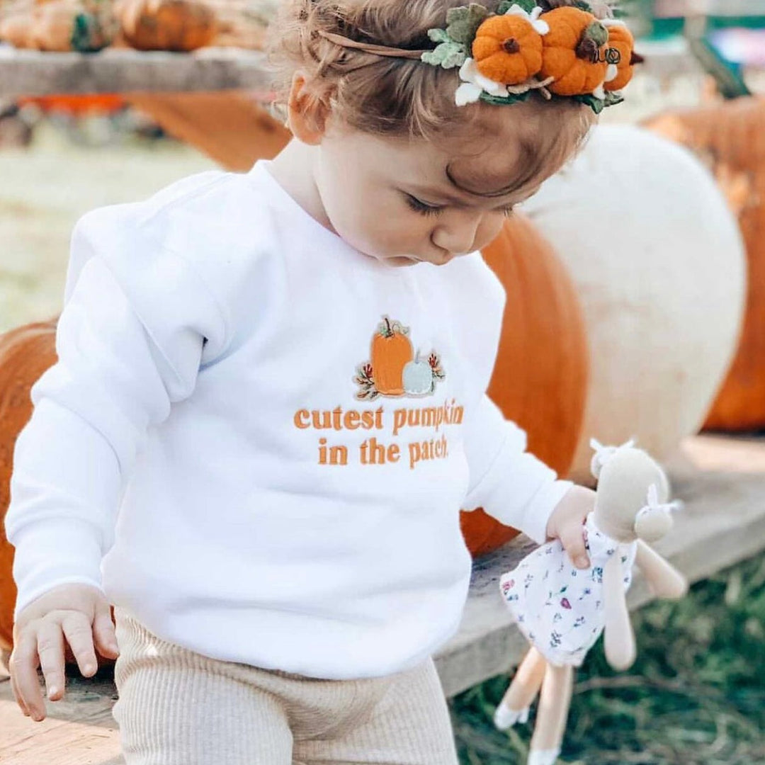 Cutest Pumpkin Sweatshirt - Embroidered