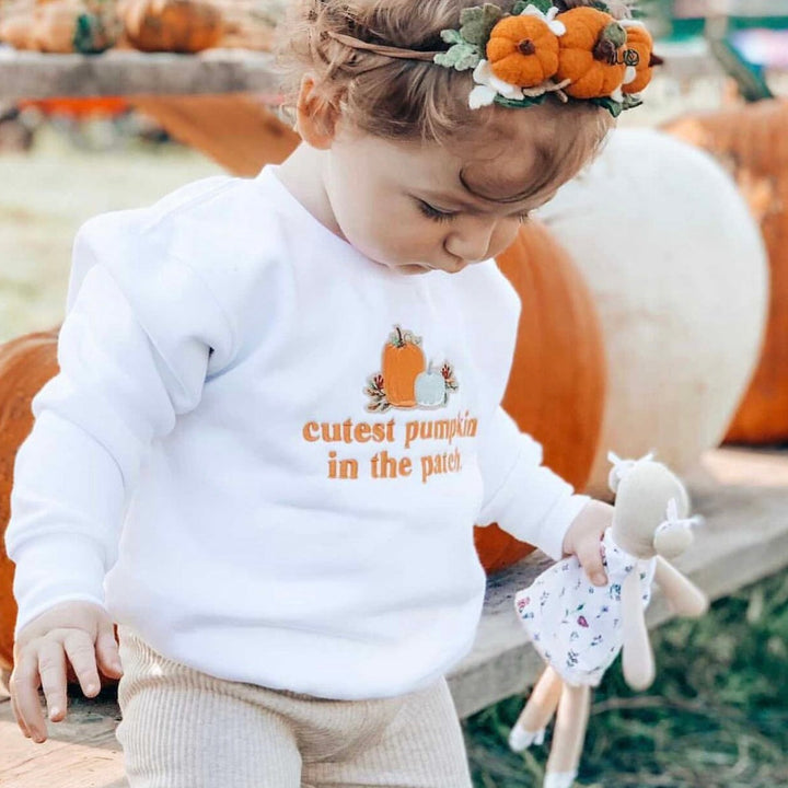 Cutest Pumpkin Sweatshirt - Embroidered