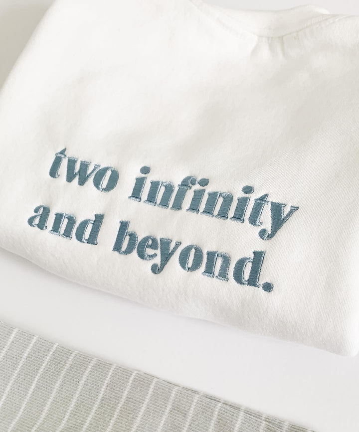 Two Infinity Birthday Sweatshirt - Embroidery