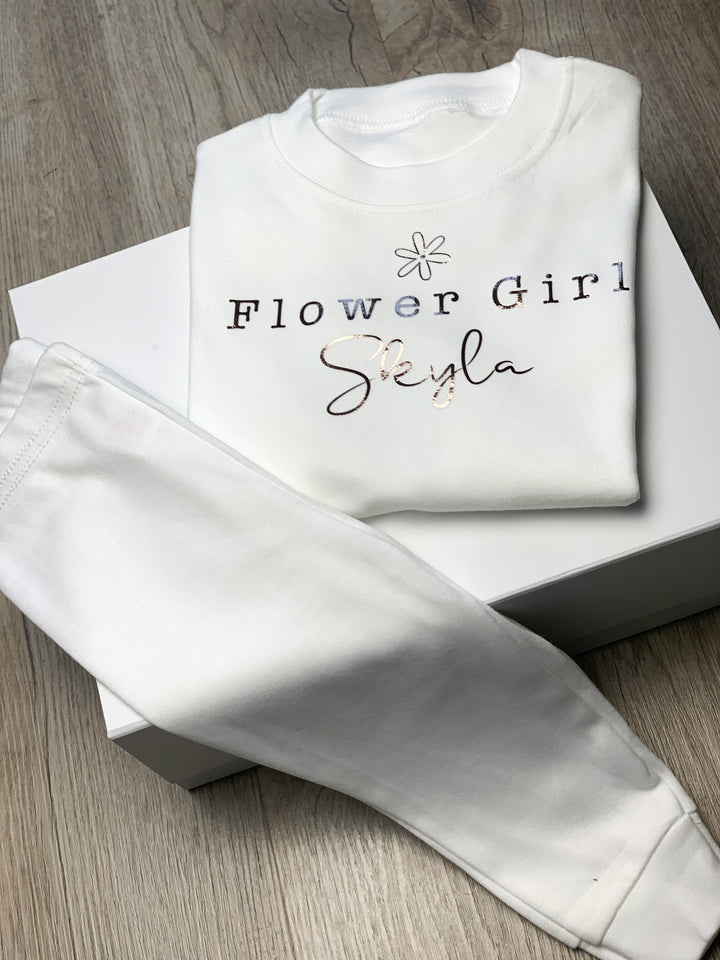 Flower Girl Lounge Set - Print