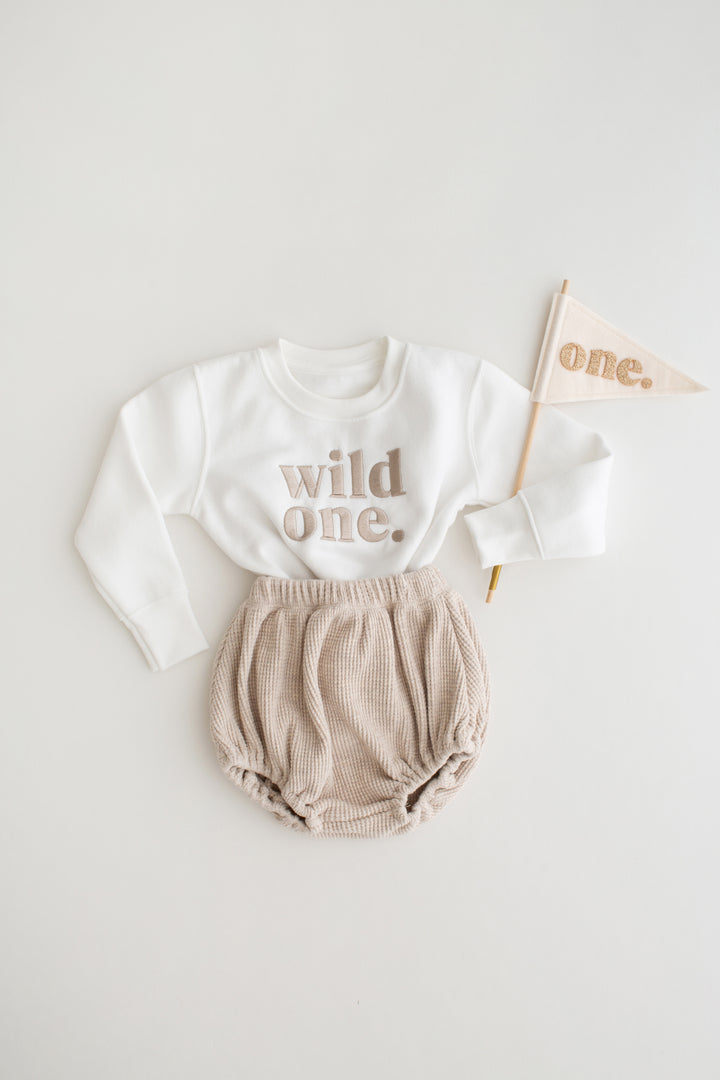 Wild One Birthday Sweatshirt - Embroidery