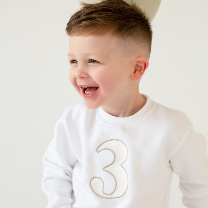 Number Birthday Classic Sweatshirt - Embroidery