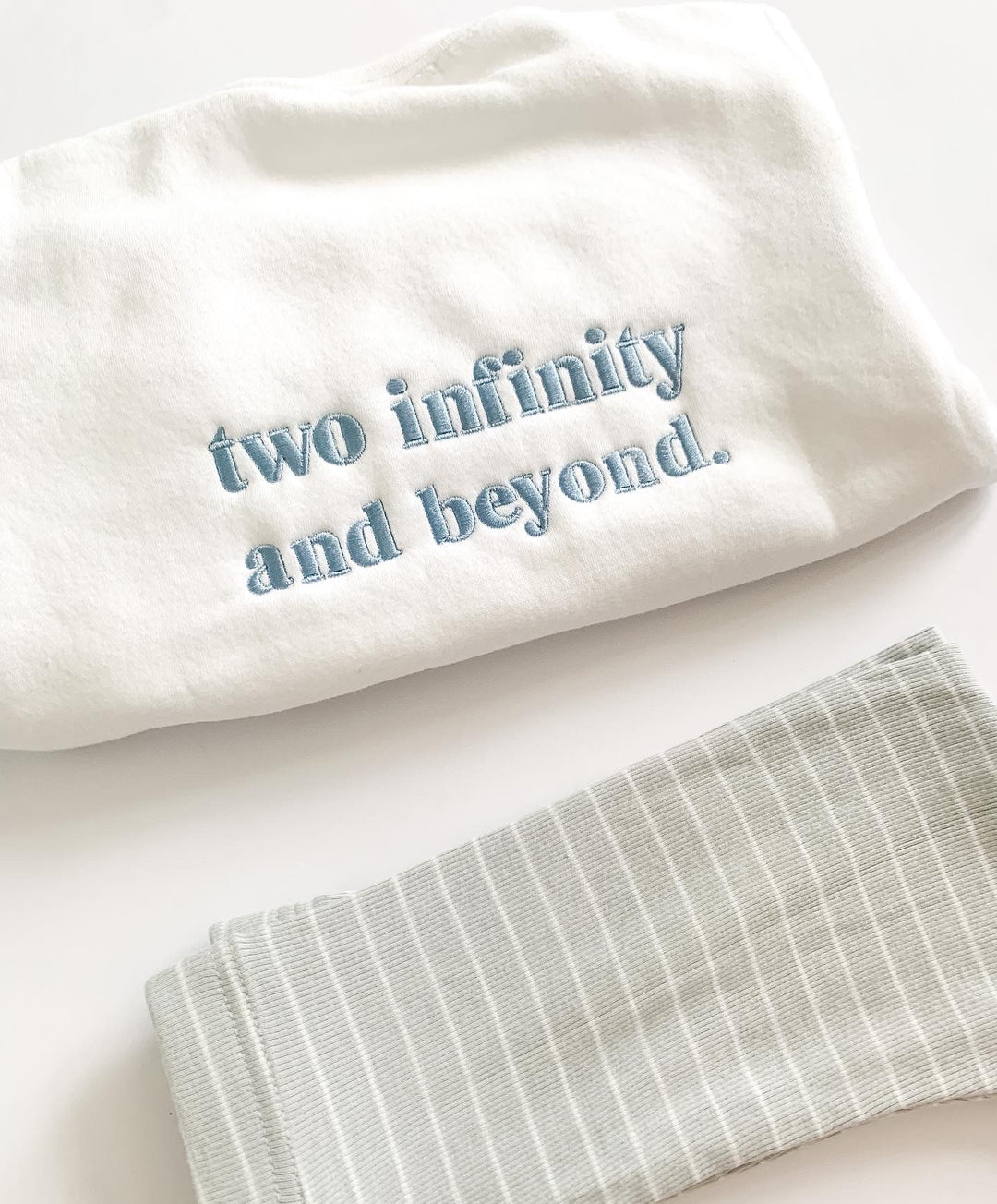 Two Infinity Birthday Sweatshirt - Embroidery