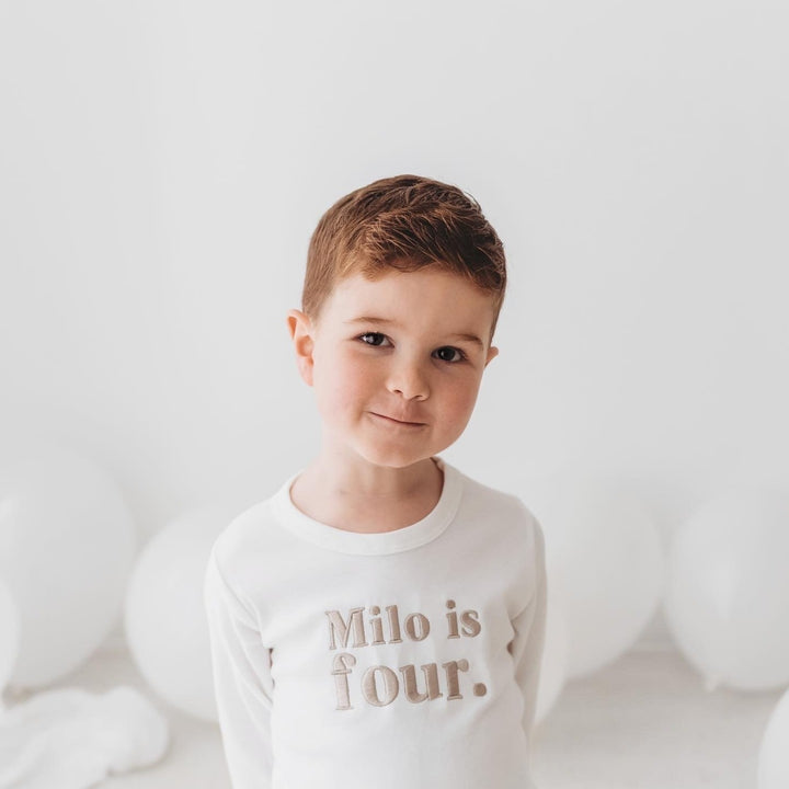 Birthday Classic Lounge Set - Embroidered