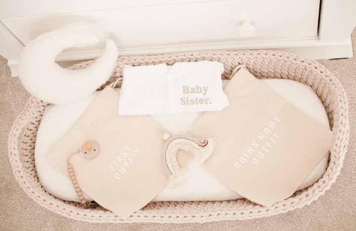 First & Going Home outfit Bag Set - Print