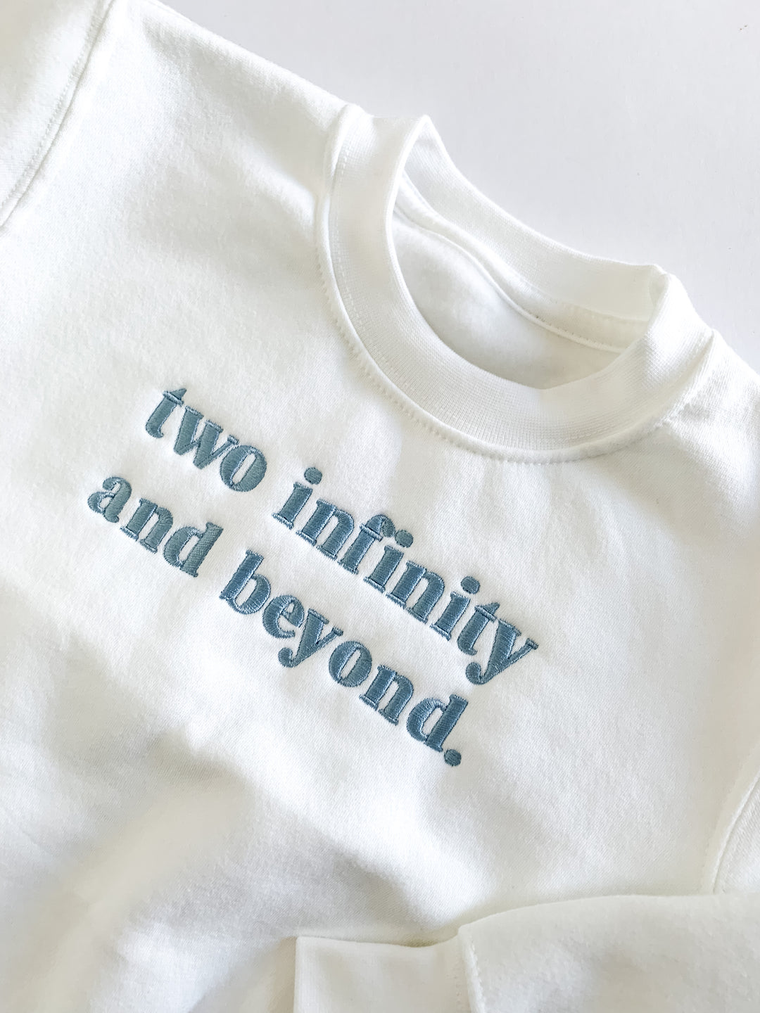 Two Infinity Birthday Sweatshirt - Embroidery