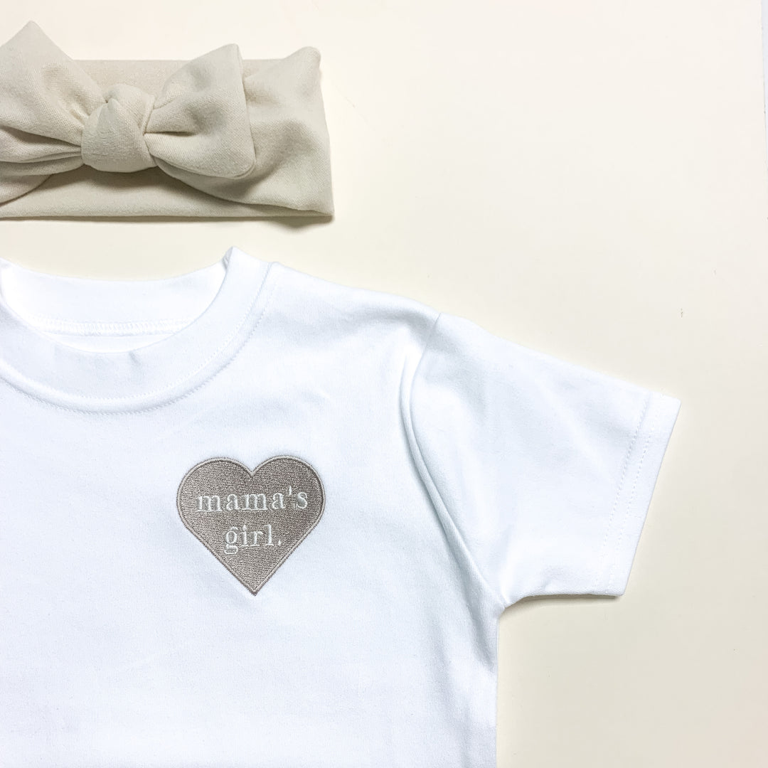 Heart Tshirt Embroidered