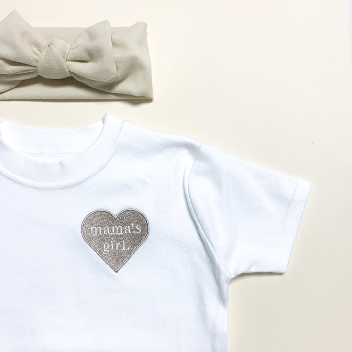 Heart Tshirt Embroidered