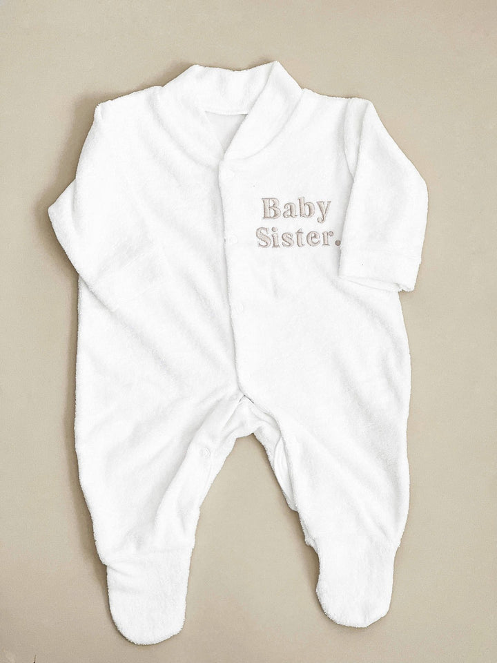 Popper Towelling Romper
