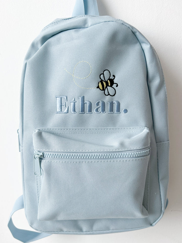 Mini Name & picture backpack - embroidered