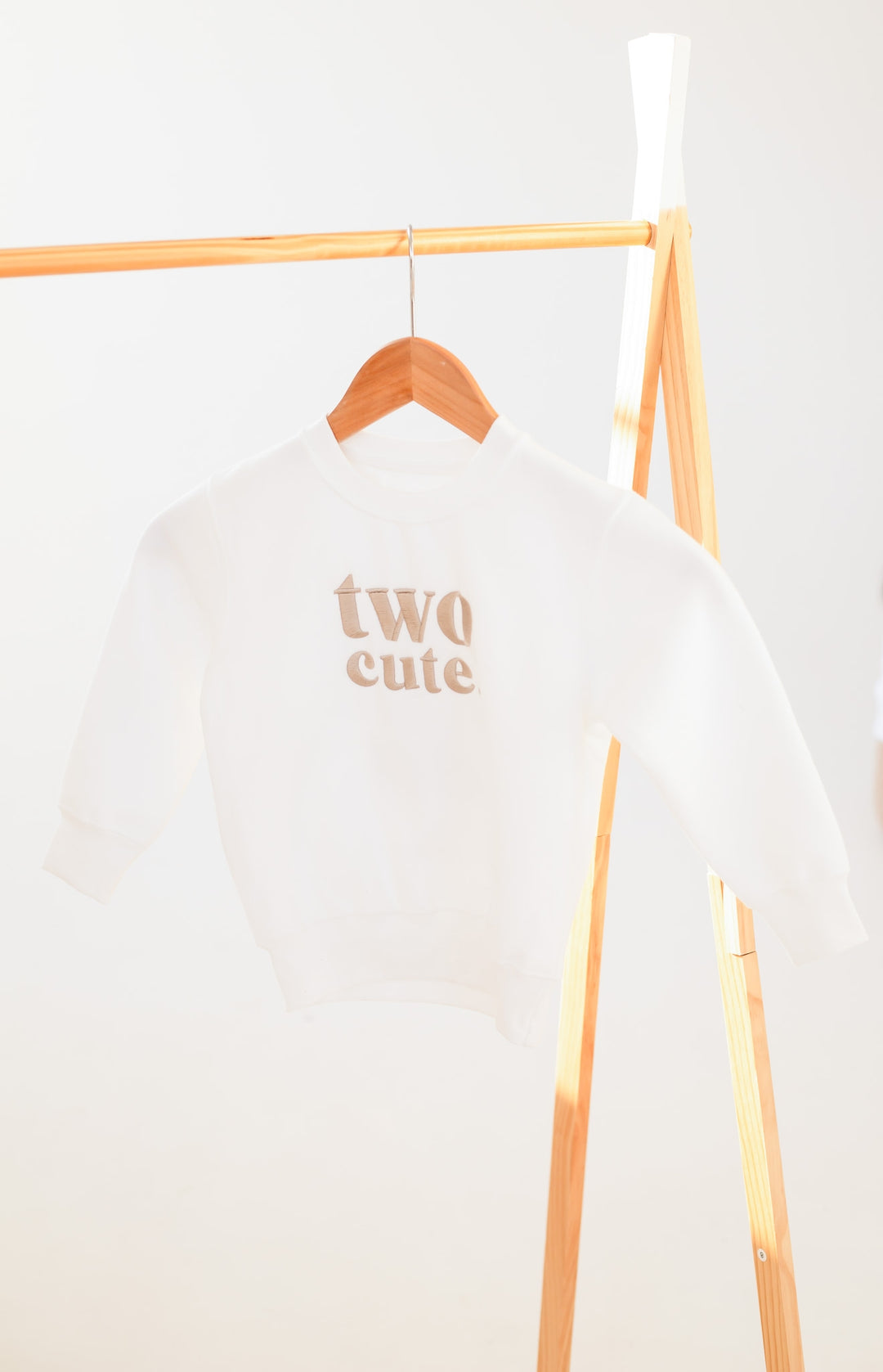 Two Cute Birthday Classic Sweatshirt - Embroidery