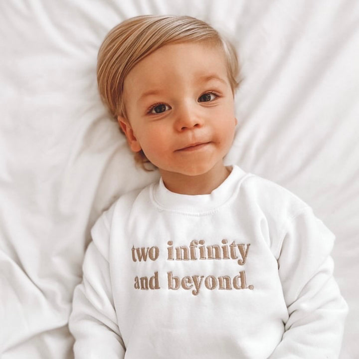 Two Infinity Birthday Sweatshirt - Embroidery