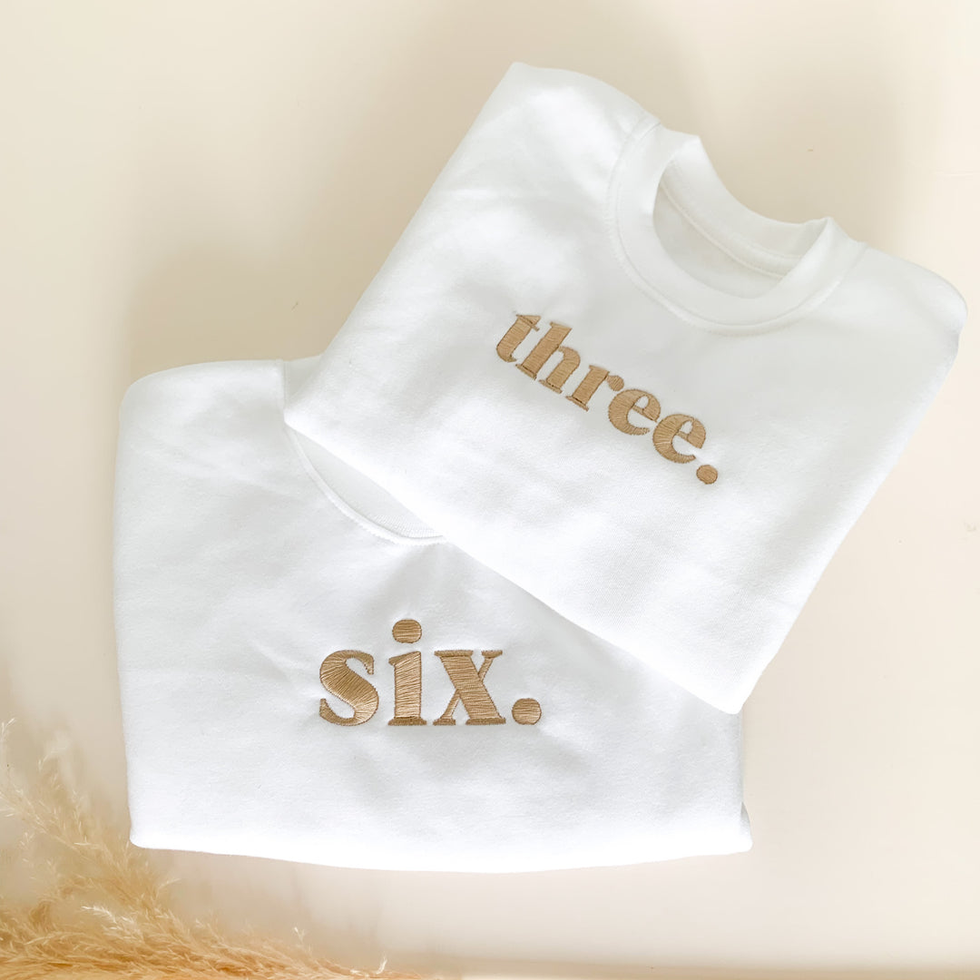 Birthday Sweatshirt - Embroidery