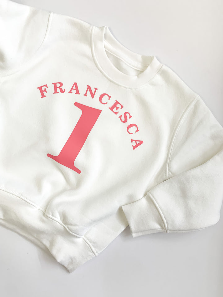 Print Birthday Sweatshirt