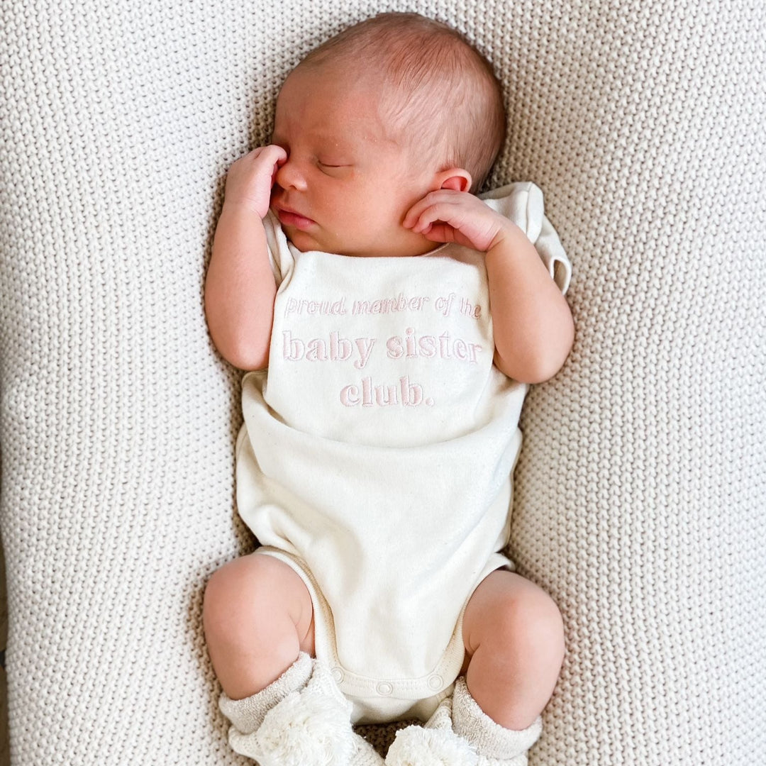 Proud member baby sibling Signature Baby Bodysuit