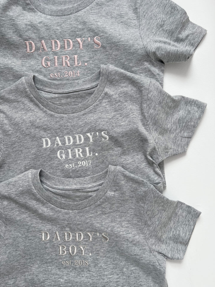 Daddy's Girl/Boy T-Shirt - Embroidered