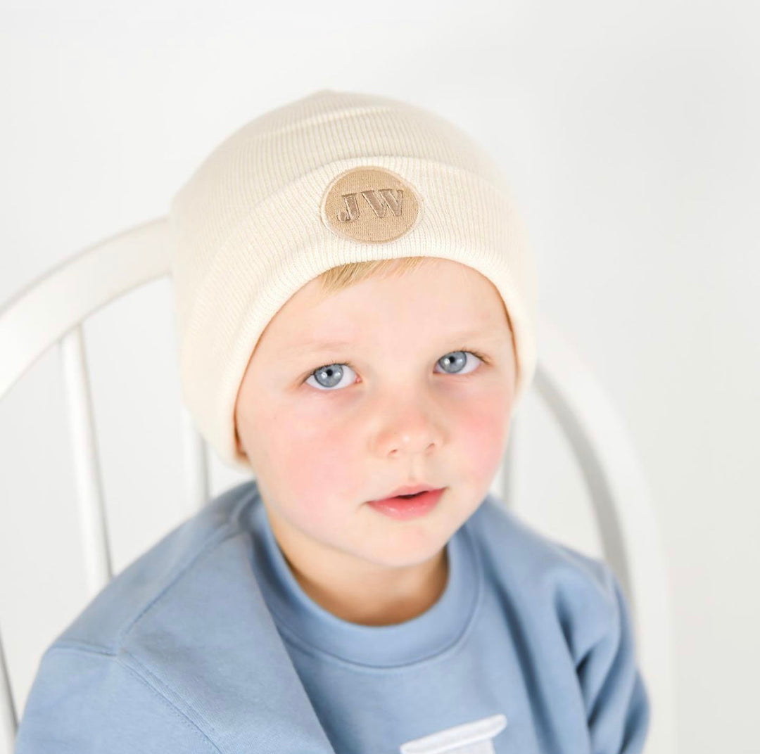Infant Beanie - embroidered