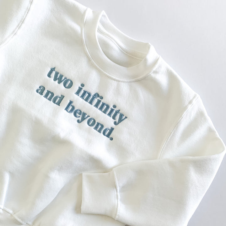 Two Infinity Birthday Sweatshirt - Embroidery