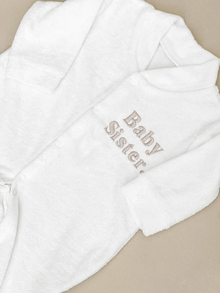 Popper Towelling Romper